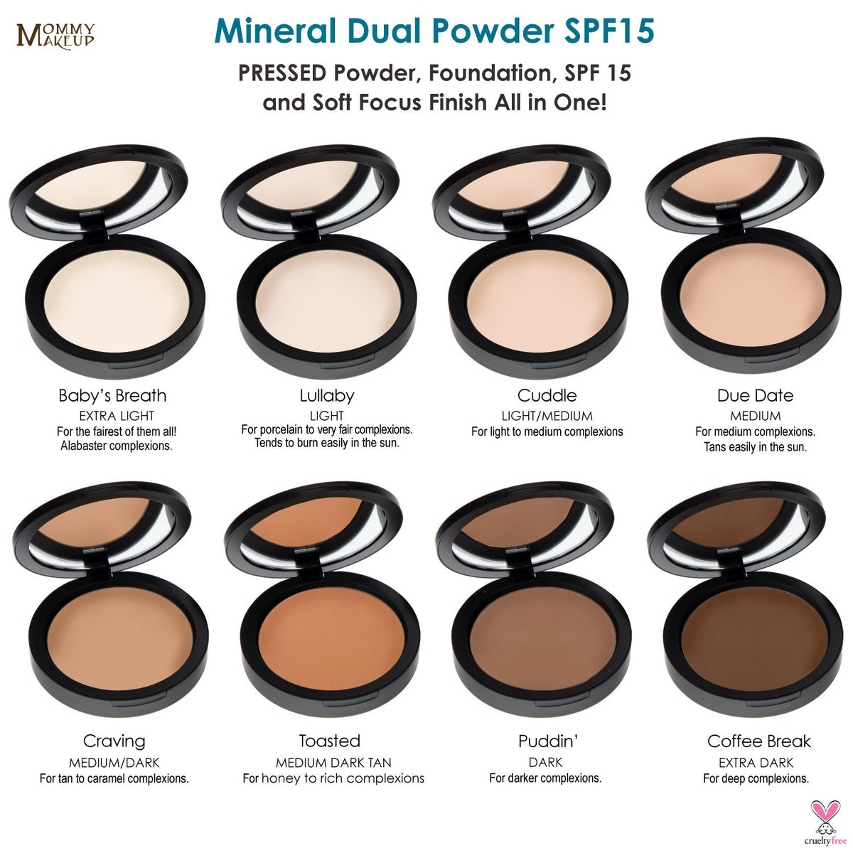 Mineral Dual Powder Foundation SPF15 (0.45 oz.) - DUE DATE (Medium)
