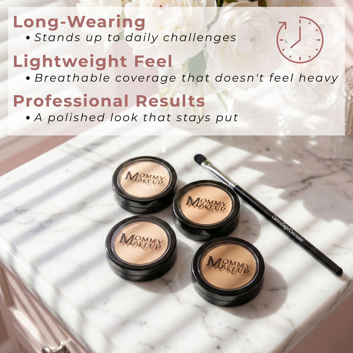 Mommy's Little Helper Concealer, Eyeshadow Base & Face Cover Up - Bright Eyed (Light)